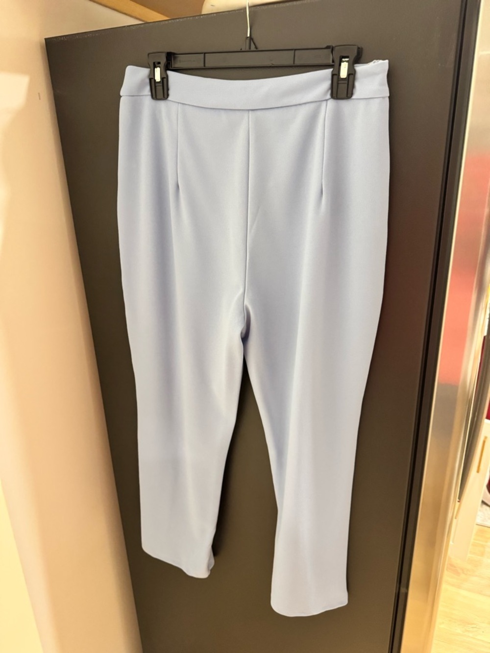 SHEIN Pale Blue Ankle-Length Ponte Pants